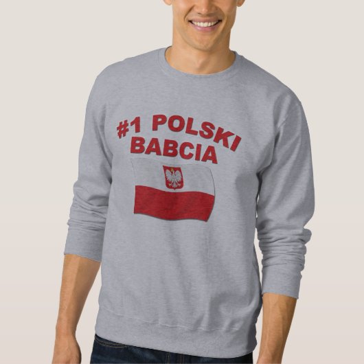 #1 Polski Babcia スウェットシャツ (正面)
