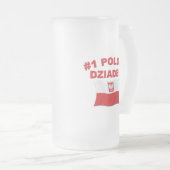 #1 Polski Dziadek フロストグラスビールジョッキ (正面右)
