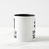 #1 Pomeranian Dog Mom - World's Best Fur Mom マグカップ (中央)