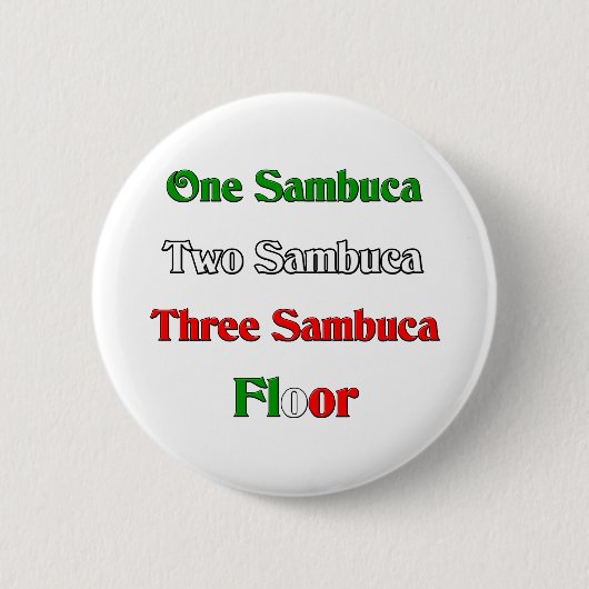 1 Sambuca 缶バッジ (正面)