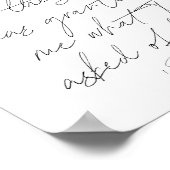 1 Samuel 1:27スクリプト ポスター (角)