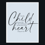 1 Samuel 1:27デュアルフォントブルー背景 ポスター<br><div class="desc">この子のために私祈は持ちて、主は私に私のハートの望みを持っている。-1 Samuel 1:27デュアルフォントブルー背景</div>