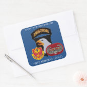 1 ST BN 320thフィールド砲兵101ST ABNスタンプ スクエアシール (封筒)