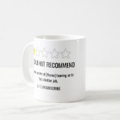 1 Star Review 同僚退職マグ コーヒーマグカップ (正面左)