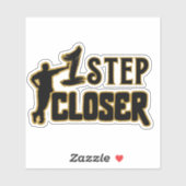 1 Step Closer – やる気を起こす言葉 シール (シート)