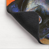 #1 Svetlana Novikovaを絵を描くお洒落なパグ マウスパッド (コーナー)