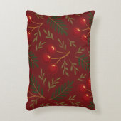 🎄 1. Sweet Cherry Holiday Charm Collection アクセントクッション (正面(垂直))