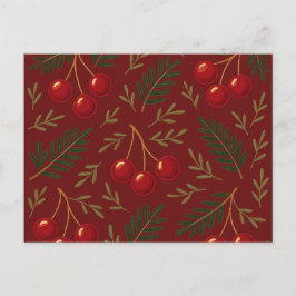 🎄 1. Sweet Cherry Holiday Charm Collection シーズンポストカード