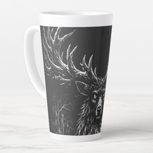 1. The Shadow Stag by BurnsInHell カフェラテマグ (左アングル)