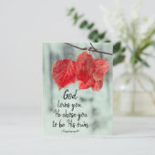 1 Thessalonians 1:4 God loves you...He chose you, ポストカード (スタンド正面)