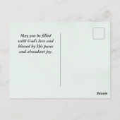 1 Thessalonians 1:4 God loves you...He chose you, ポストカード (裏面)