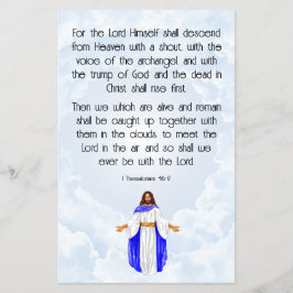 1 Thessalonians 4:16-17  チラシ