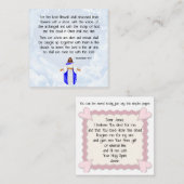 1 Thessalonians 4:16-17 Card スクエア名刺 (正面/裏面)