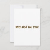 1 Thessalonians 5:21 Bible Verse Pic Flat Greeting カード (裏面)