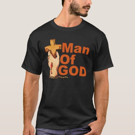 1 Timothy 611 16 Man Of God Bible Verse Christian  Tシャツ (正面)