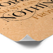 1 timothy 6:7,キリスト教の感動的聖書の節 ポスター (角)