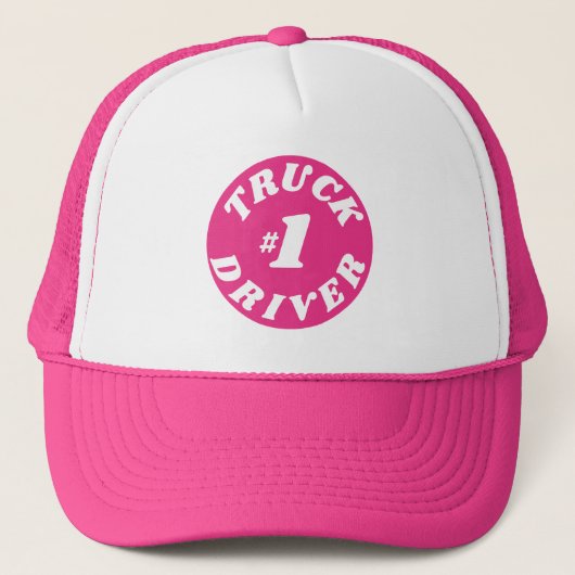 #1 Truck Driver Cap For Girl Women キャップ (正面)