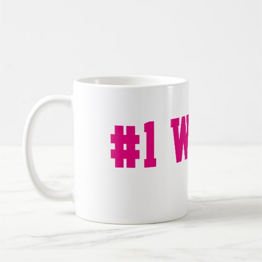 #1 Wifeyのコーヒー・マグ コーヒーマグカップ (左)
