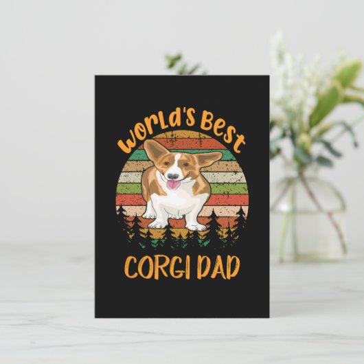 1 World's Best Corgi Dad 招待状 (スタンド正面)