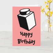 1 x 1レンガ(マイミニフィッカスタマイズク) カード (黄色い花)