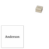 1" x 1" テキスト削除・オリジナルデザイン差し替え ラバースタンプ (押印)