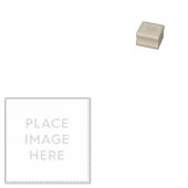 1" x 1"木製アートゴムスタンプ ラバースタンプ (押印)