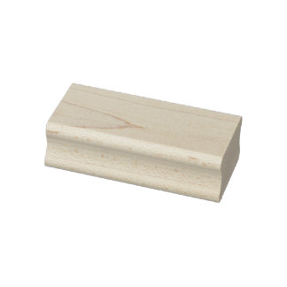 1" x 2.5インチメープルウッドラバーインクスタンプ ラバースタンプ