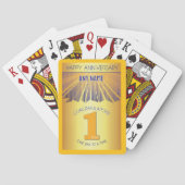 1 Year | Golden Ray 12 Step CUSTOM NAME トランプ (裏面)