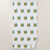 1 year old! Happy Birthday baby! ビーチタオル (正面)