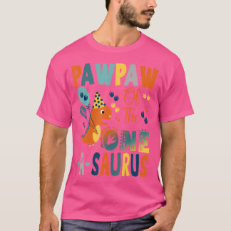 1A-Saurusの2番目の誕生日の恐竜Pの前足 Tシャツ