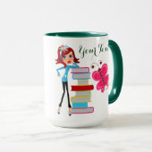 #1Addテキストの着信音が鳴る マグカップ (正面右)