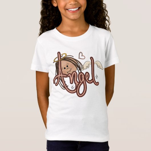 #1Angelガールシャツ Tシャツ (正面)