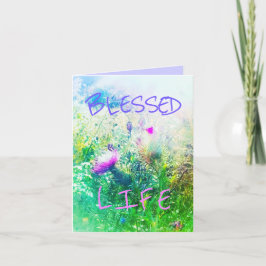1BLESSED VERDEの生命挨拶状 カード