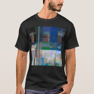 1C9984DA グリッチアート デジタルディストーション ヴェイパーウェーブ Tシャツ