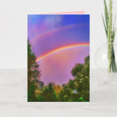 1DOUBLE虹の挨拶状 カード (正面)