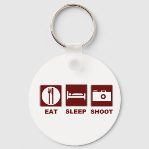 1eat sleepBlankSHOOT キーホルダー