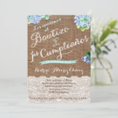 1er cumple y Bautizo, invitaciones niono 招待状 (スタンド正面)