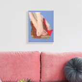 1footwonder足GA州アウトラインCanvas Print キャンバスプリント (インサイチュ (リビング))