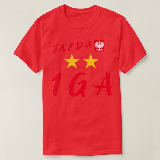 1GA Iga Polish Tennis Number One Jazda  Tシャツ (デザイン正面)