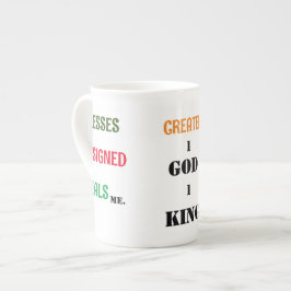 1God1Kingコレクション名物マグカップ作成 ボーンチャイナマグカップ