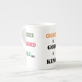 1God1Kingコレクション名物マグカップ作成 ボーンチャイナマグカップ