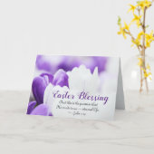 1John 2:25を賛美するイースターはこれ約束です カード (黄色い花)