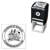 #1L ワイルドフラワーの花束 ロゴ名 ウェブサイト セルフインキングスタンプ (インサイチュ)