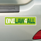 1LAW4ALLバンパーステッカー バンパーステッカー (車上)
