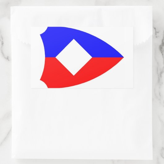 1LK zonder ster 長方形シール (バッグ)