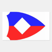 1LK zonder ster 長方形シール (正面)