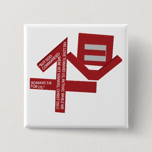 1Love 缶バッジ (正面)