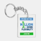 1MFWFキーホルダー キーホルダー (正面左)