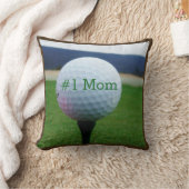 #1Momゴルファー名ホワイトゴルフボール クッション (ブランケット)