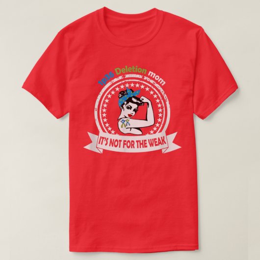 1p36削除弱いMomヘアバンドのためではない Tシャツ (デザイン正面)